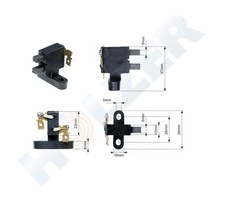 2x Kohlebürste Stromerzeuger