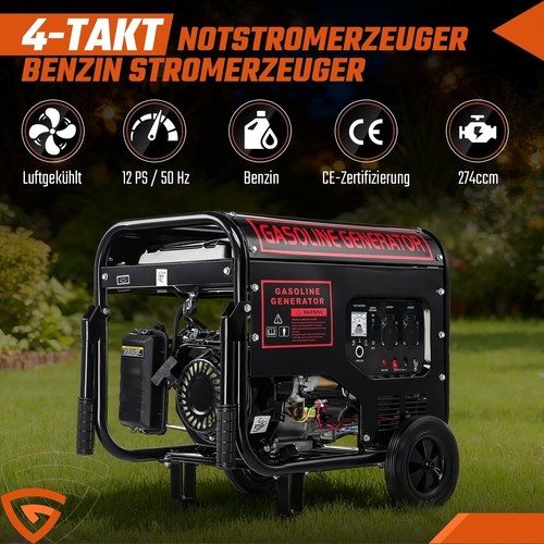 Stromgenerator benzin start - benzin, e-start