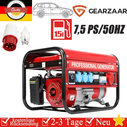 6500w 5ps notstromaggregat - 7,5ps,